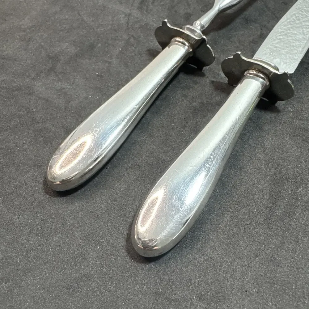 Priscilla Alden by Watson Sterling Silver Steak Carving Set 2pc Knife 10 1/4